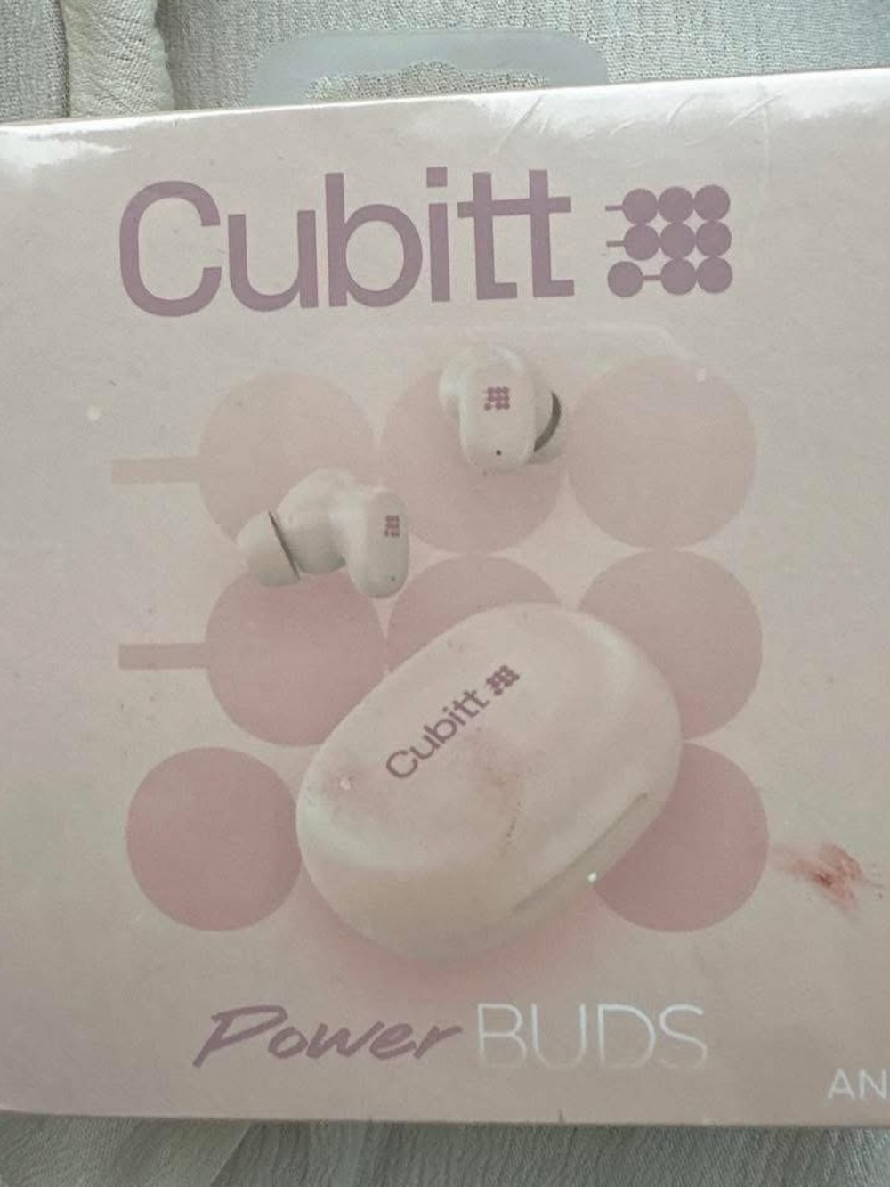 Power Buds Wireless Earbuds in Light Pink